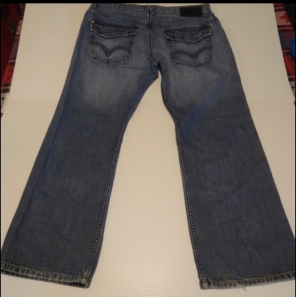 Vintage Silver Tab Levi's Sz 36 Knee patch y2k - Picture 3 of 14